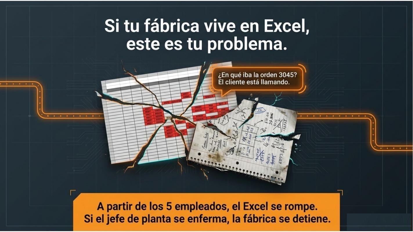 Si tu fabrica vive en Excel, este es tu problema