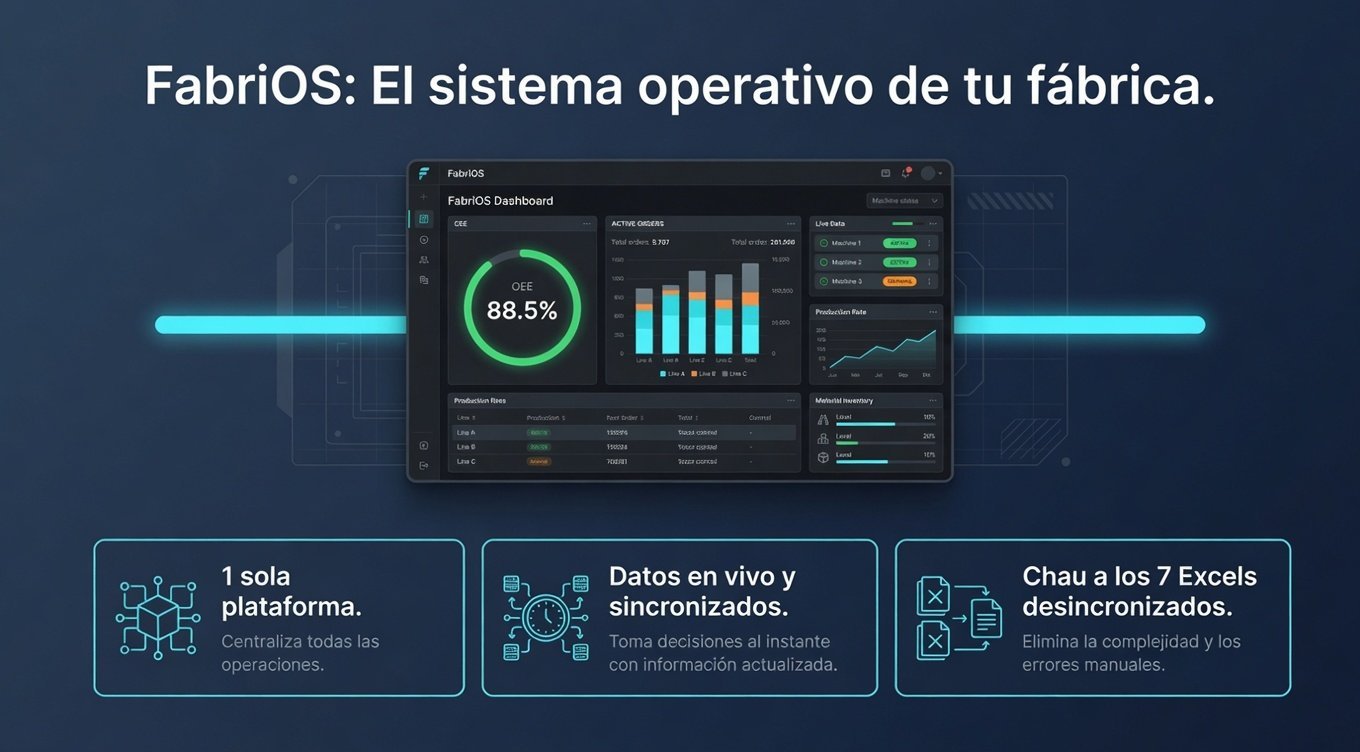 FabriOS, el sistema operativo de tu fabrica